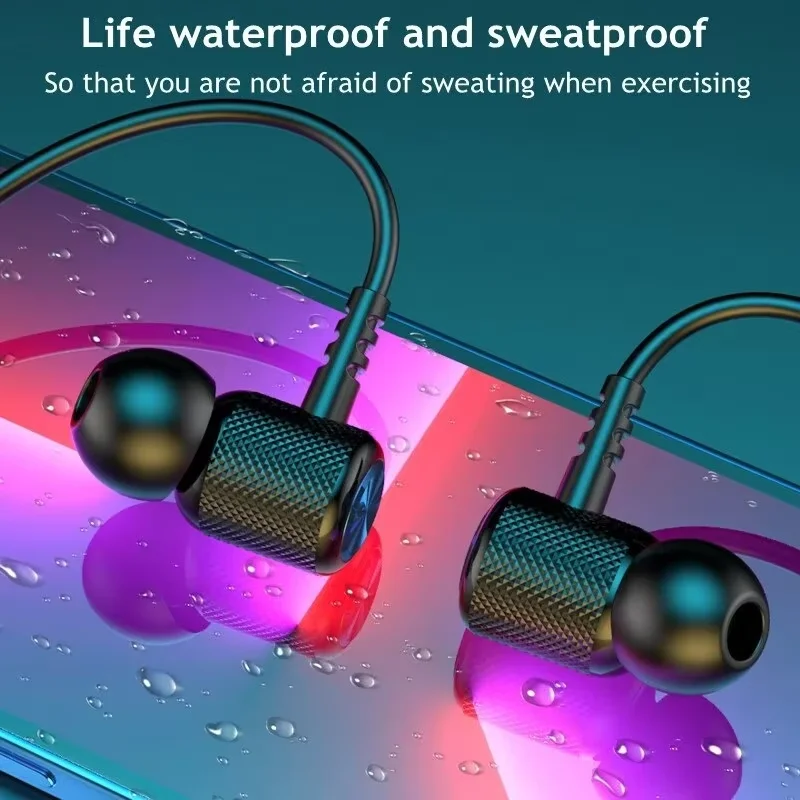 9D Bluetooth-Kopfhörer, kabellose Kopfhörer, magnetischer – Bild 4