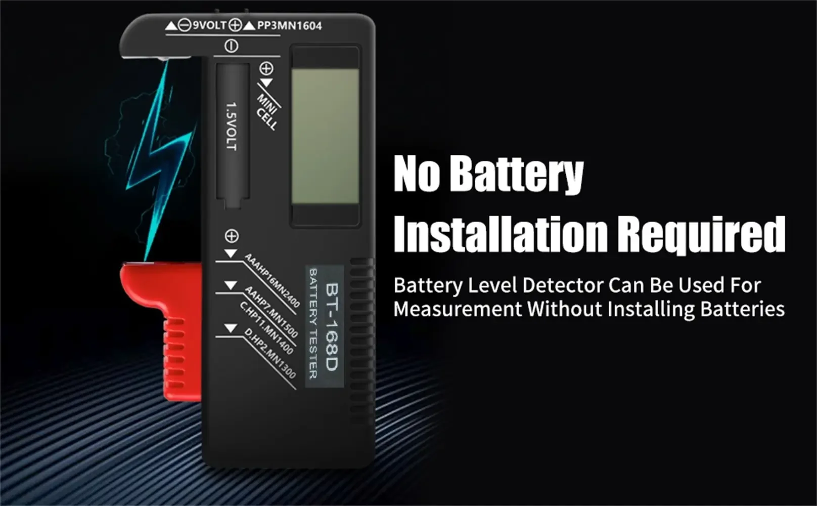 Batterietester digital für AA, AAA, 9 V und Knopfzellen – Bild 6
