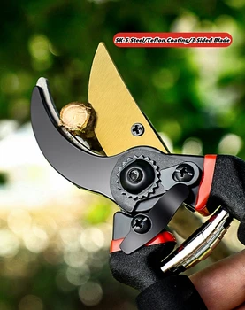 Arbeitssparende Gartenschere zum Beschneiden von Bäumen, SK-5 Klingen, Schere