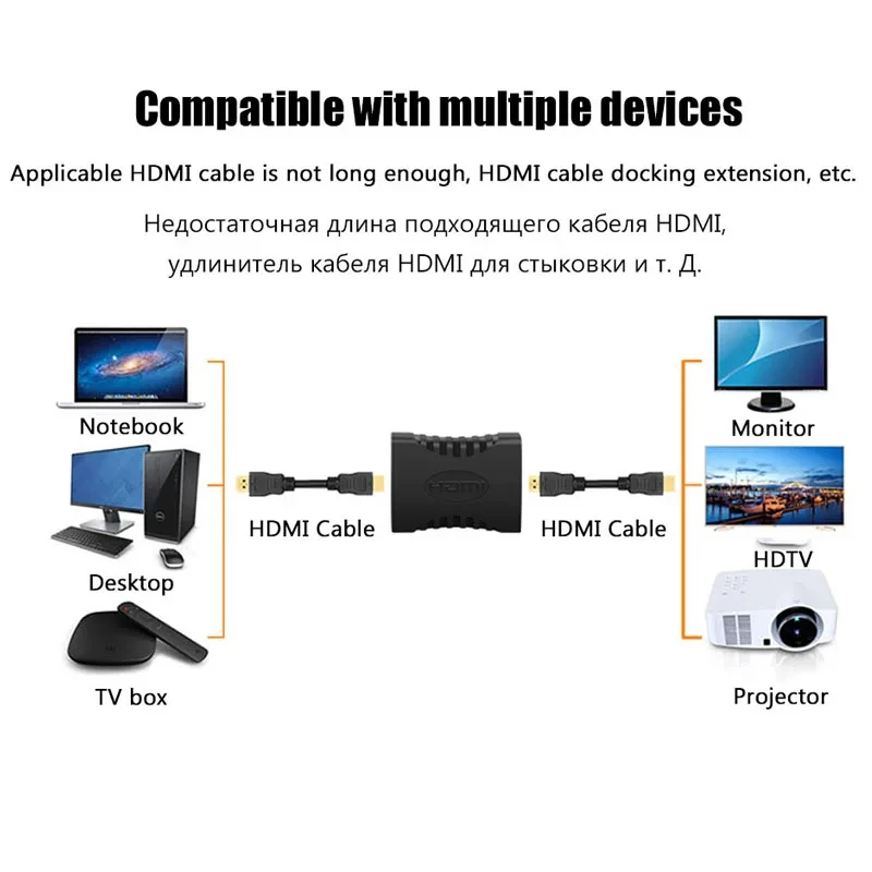 4K HDMI Extender Buchse Auf Buchse Konverter Verlängerung – Bild 5