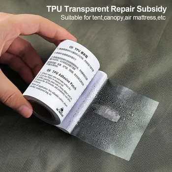 Zelt Reparatur Band Kit Wasserdicht Klar Camping Ausrüstung Luft Matratze Reparatur Band Patch Kit Für Outdoor