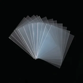 Verschiedene Größen Transparente Kartenhüllen Magisches Kartenspiel Tarot Poker Karten Schutz (100 Stück)