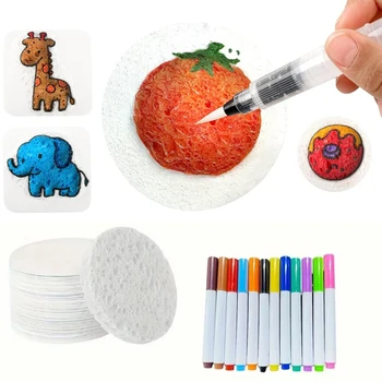 3D Magic Puffy Foam Texture Malpapier für Kinder DIY Zeichnung Kunst pädagogisches Handwerk Schwamm Leinwand