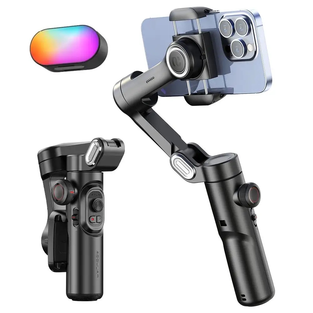 AOCHUAN 3-Achsen-Hand-Gimbal-Stabilisator für Smartphone mit