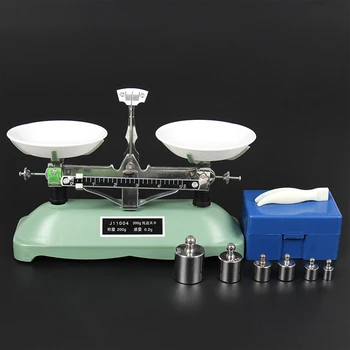 200G Labor Tisch Balance Palette Rack Mechanische Waagen Mit Präzision Kalibrierung Gewicht Set Skala
