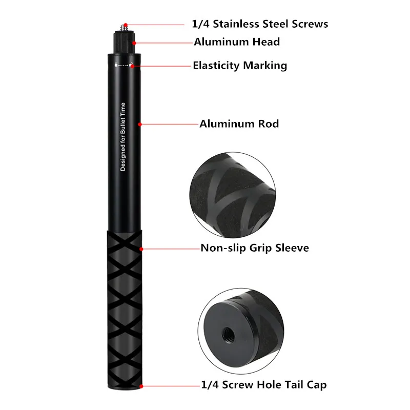 Für Insta360 X5 X4 X3 Unsichtbare Selfie Stick Erweiterte – Bild 3
