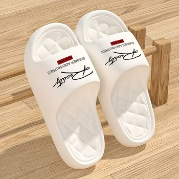 Ins-Style Reality Print bequeme, dicksohlige EVA-Freizeitsandalen für Männer und Frauen, geeignet für Zuhause