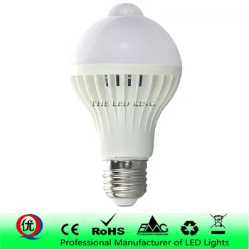 Led-lampe Motion Sensor Wohnkultur Smart PIR Lampe E14 E27 Auto Sound Licht 3W 5W 7W 9W 12W 110V 220V Radar