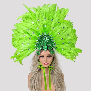 Karneval Abschlussball Kostümzubehör Künstliche Feder Kopfschmuck Haaraccessoires Halloween Laufsteg Charakter