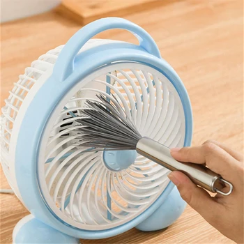 Multifunktionale Reinigungsbürste mit Stahlgriff, Haushaltsreinigungsbürste für Zuhause, Küche, Badezimmer