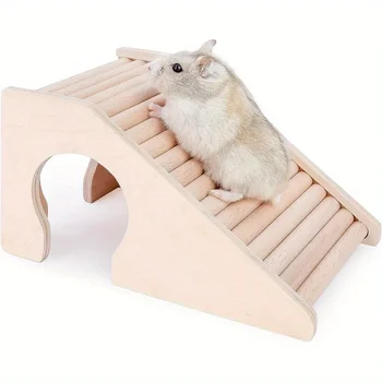 Hamsterhaus, kleine Haustier-Kletterleiter für Hamster, Gerbils, Mäuse oder ähnliche Haustiere