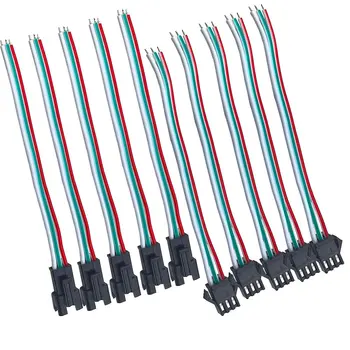 3-poliges JST SM-Stecker- und Buchse-Stecker-Anschlusskabel für WS2812B WS2812 WS2811 LED-Streifenlampe