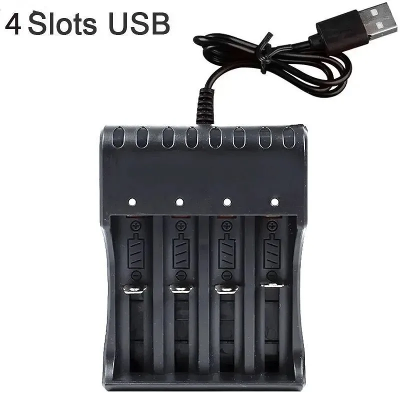 1/2/4 Steckplätze Dual 18650 Lithium-Batterieladegerät für – Bild 6