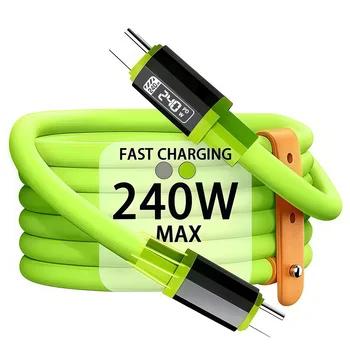 Typ C Schnellladegerät für Samsung Huawei Xiaomi Typ C USB Schnellladekabel Datum Sync Nylon geflochtener