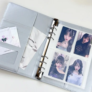 Binder Fotokarten A5 Fotokartenbinder Kpop Idol Card Sammelbuch Bindemaschine Bilderalben Aufbewahrung Album