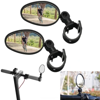 Ovaler Fahrrad-Rückspiegel, 360-Grad-Drehung, verstellbarer Rückspiegel, Fahrrad-Lenkerspiegel