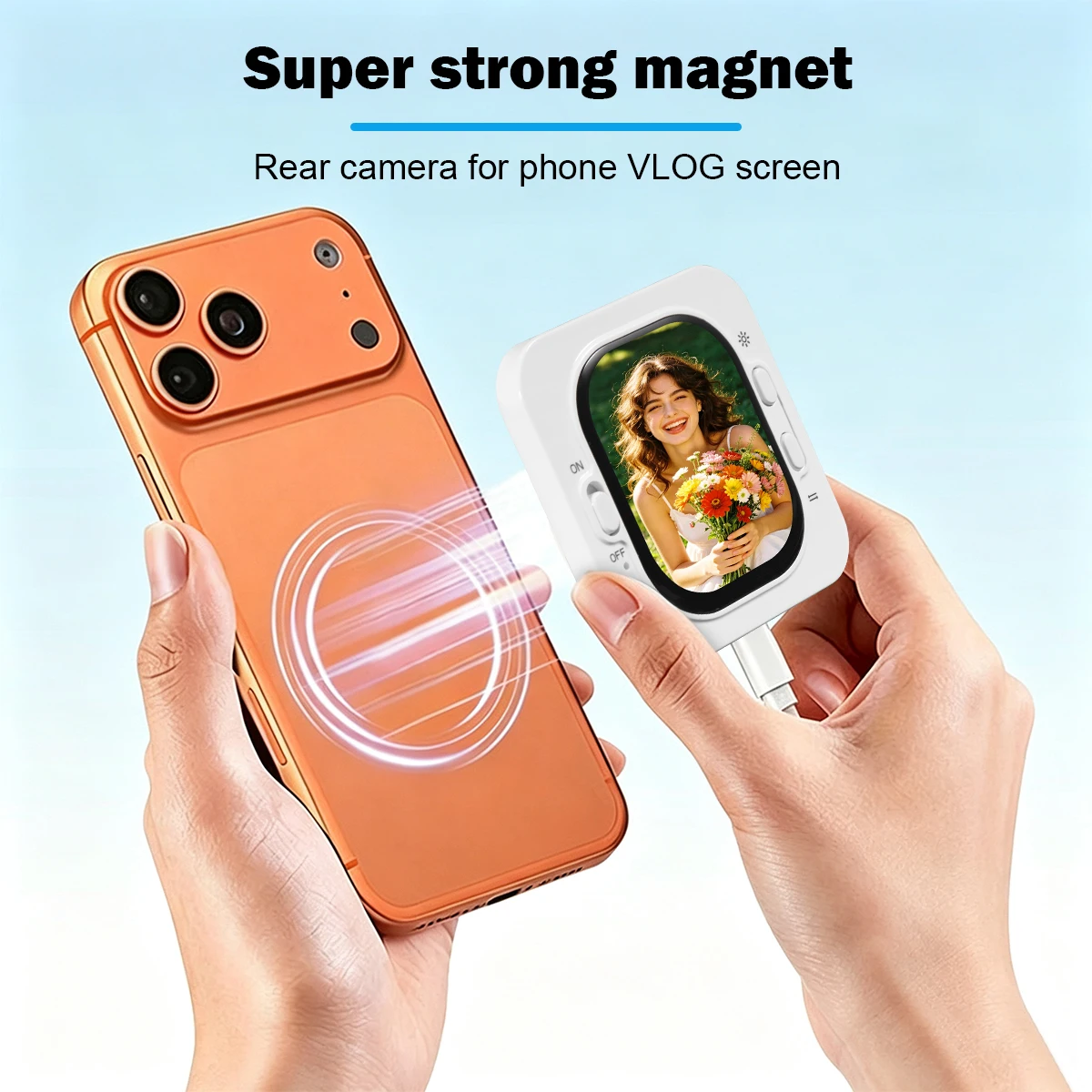 Telefon Vlog Selfie Monitor Bildschirm Telefon Halter Clip – Bild 4
