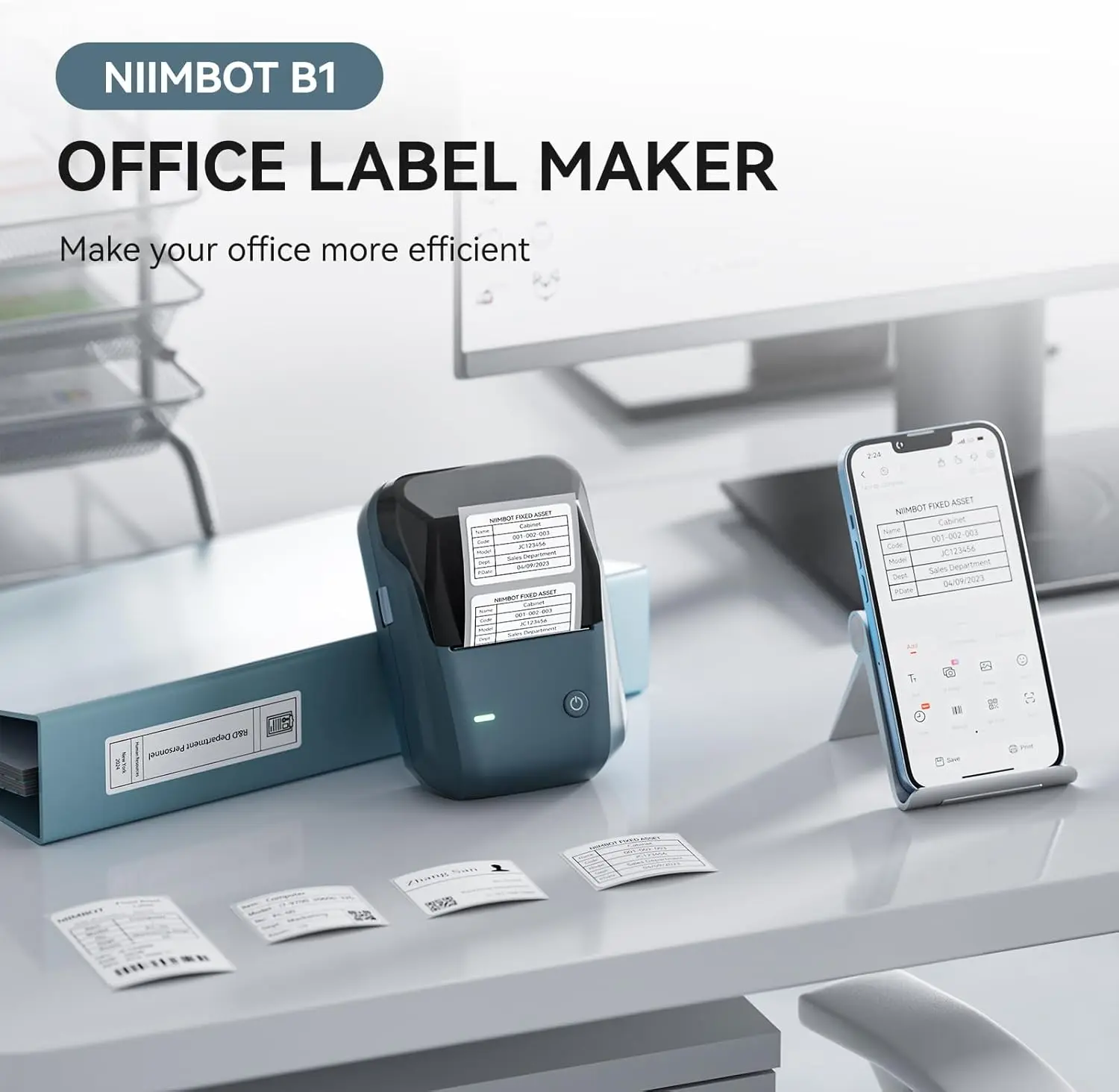 Niimbot B1 Mini-Etikett-Thermodrucker, tragbare – Bild 3
