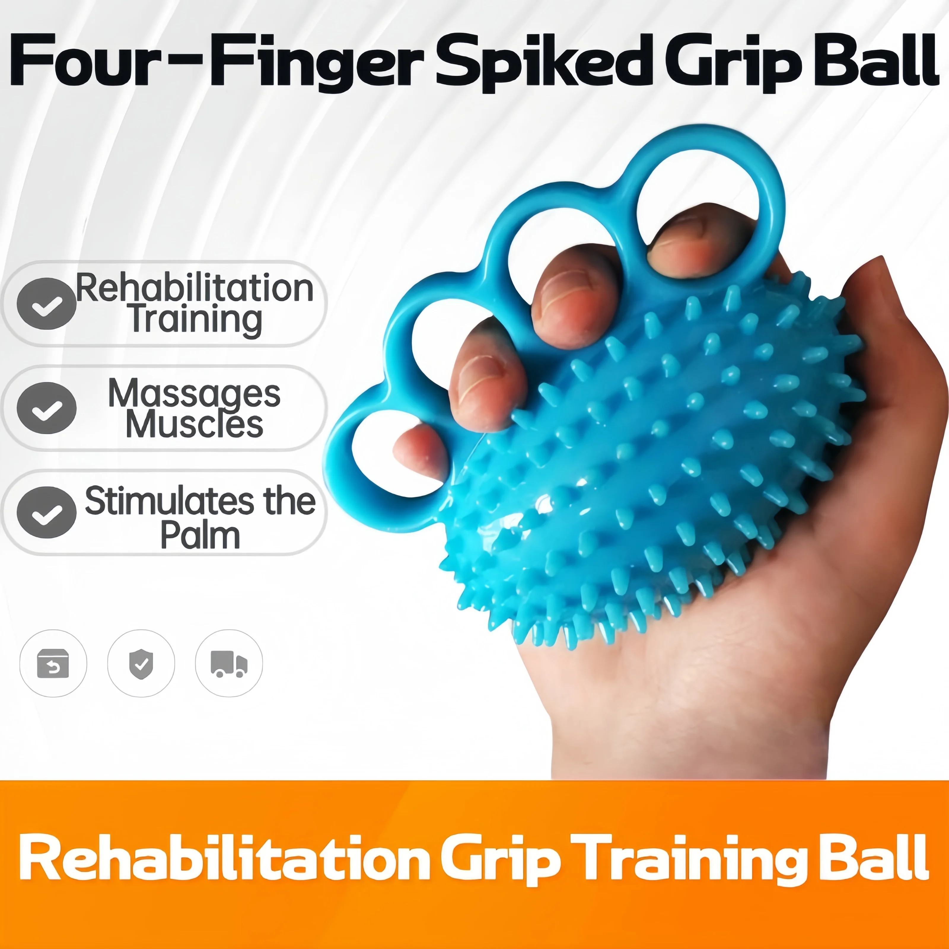 Tragbarer Spike-Massage-Handtrainer – Bild 4