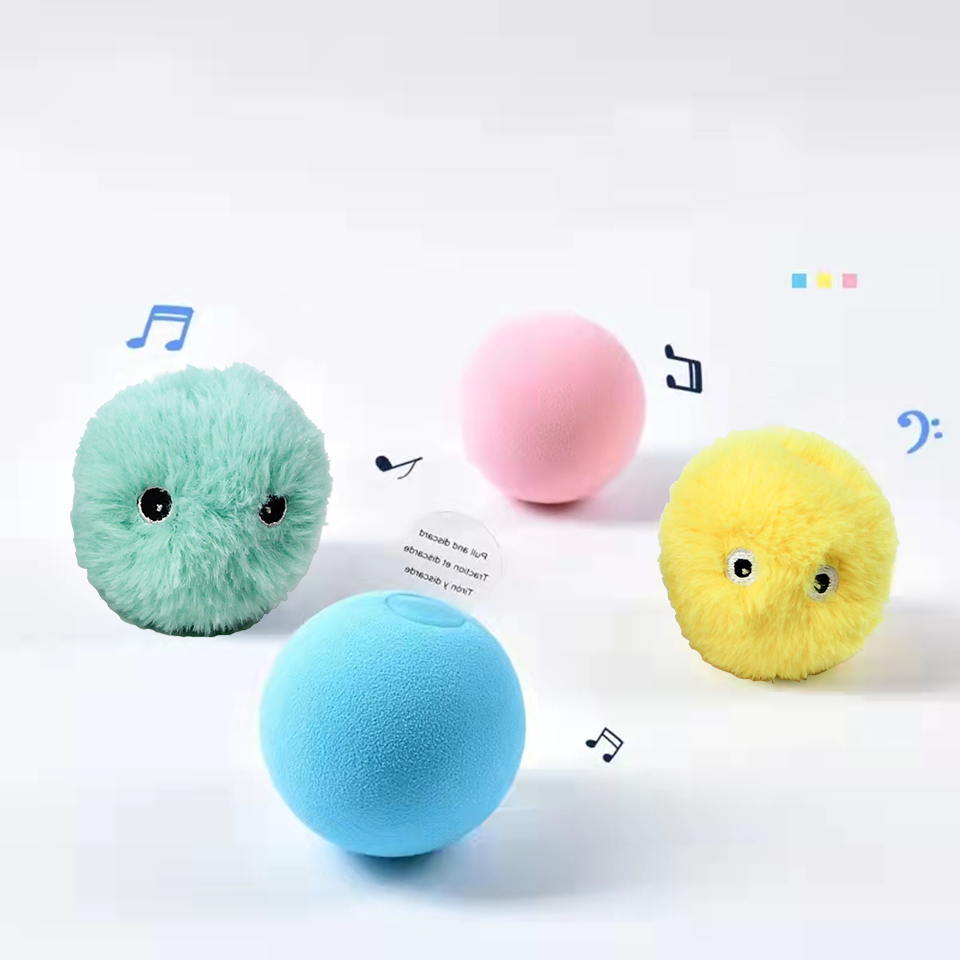 Smart Katze Spielzeug Interaktive Ball Plüsch Elektrische – Bild 4