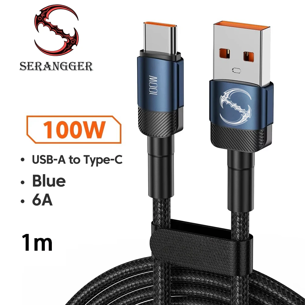 USB auf USB-C Kabel 100 W PD, Schnellladen, in mehreren Längen – Bild 5