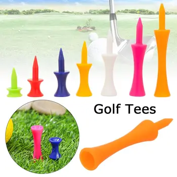 Golf Tees bunte Kunststoff Golf Tee Step Down Golfball halter Golf Zubehör für Golfer Geschenk (20 Stück)