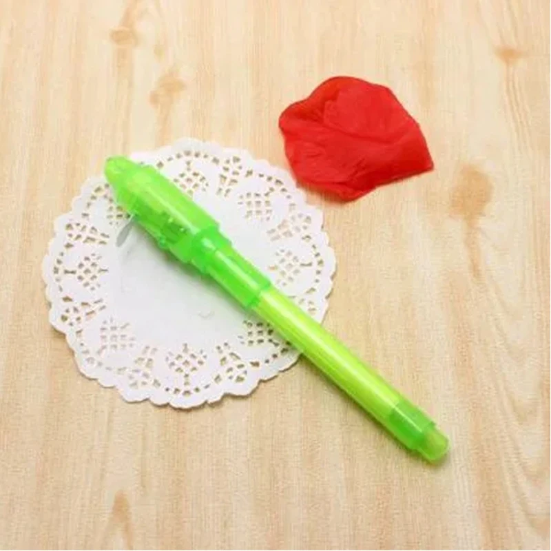 1/4 Stück unsichtbarer Tintenstift, Spionagestift mit – Bild 6