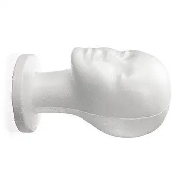 Mode weibliche weiße Schaum Schaufenster puppe Hut Kappe Perücke Frauen Kopf Display Halter Modell Training