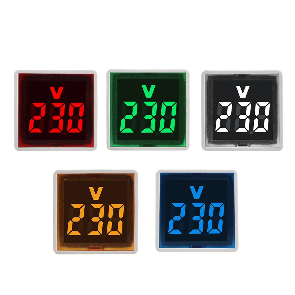 1 x LED-Digital-AC-Voltmeter-Anzeige, quadratisch – Bild 3