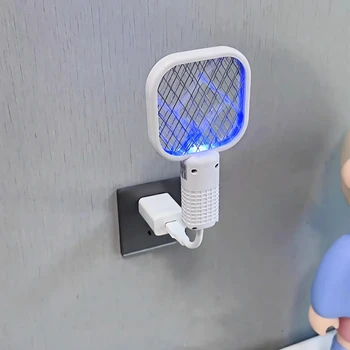 Moskito Klatsche Falle Mini USB UV Licht Schädlingsbekämpfung Elektrische Schock Moskito Mörder Lampe Tragbare
