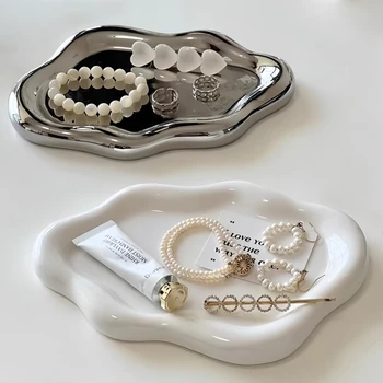 Wolkenförmiges Schmucktablett, Dekorative Schale für Ringe, Ohrringe, Armbänder & Halsketten