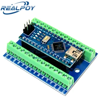 NANO V3.0 3.0 Controller Terminal Adapter Erweiterungsplatine Einfache Erweiterungsplatte für Arduino AVR