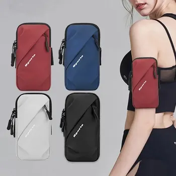 Lauf-Handyhalter, Jogging-Taschen für iPhone, Samsung, universelles wasserdichtes PU-Sportarmband, Handys