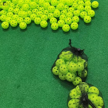 〔E〕10 Stück Indoor-Golfbälle, Golf-Übungsbälle, Golf-Leichtbälle mit Loch, Golf-Trainingsbälle〔Winter5〕