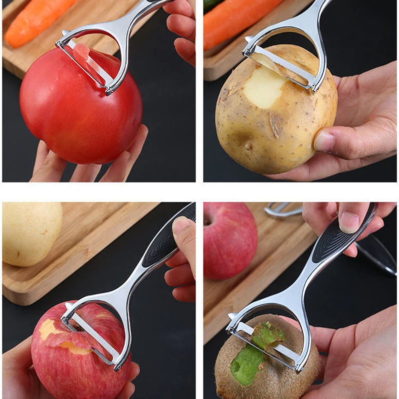 Edelstahl Schälmesser Großhandel Kürbis Melone Hobel Küche – Bild 6