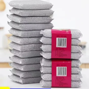 Küche Geschirr Schwamm 4/8PCS Tut Nicht Verletzt Topf Pinsel Topf Artefakt Haushalt Kratzfreies Reinigung