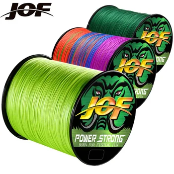 Jof 4 Stränge Angelschnur 300/m geflochten Pe Angeln starke Angelschnur Multi filament langlebige Angelschnur