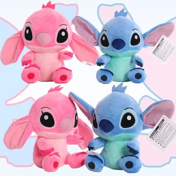 Stitch Gefüllte Plüschmodelle Cartoon Gefüllte Plüschpuppen Anime Plüsch Babyspielzeug Kawaii Kindergeburtstag