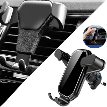 Schwerkraft Auto Halter Für Telefon Air Vent Clip Halterung Mobile Handy Ständer Smartphone GPS Unterstützung