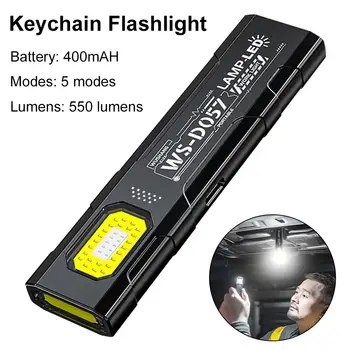 LED-Taschenlampe für den Außenbereich, 550 lm, tragbare Mini-Taschenlampe, Taschenlaterne, Flutlicht