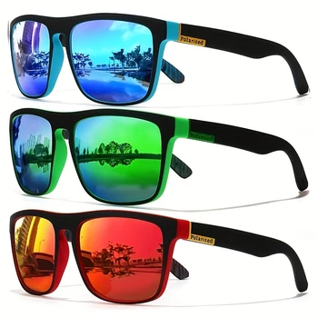 Mode Vintage Quadrat Polarisierte Sonnenbrille Männer Frauen Fahren Angeln Luxus Marke Designer Sonnenbrille