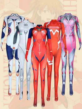 Asuka Langley Soryu Ayanami Rei Zero Two Dva Disfraz de Cosplay, mono de oma Asuka, traje Zentai, traje de