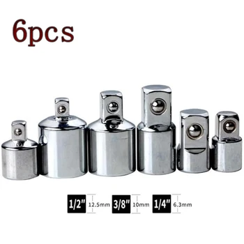 Steckschlüssel-Adapter- und Reduzierstück-Set - 1/4 Zoll, 3/8 Zoll, 1/2 Zoll (6 Stück)