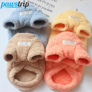 Winter Warmer Hundepullover für kleine Hunde Plüsch Hundekleidung Weicher Welpenmantel Jacke Chihuahua Teddy