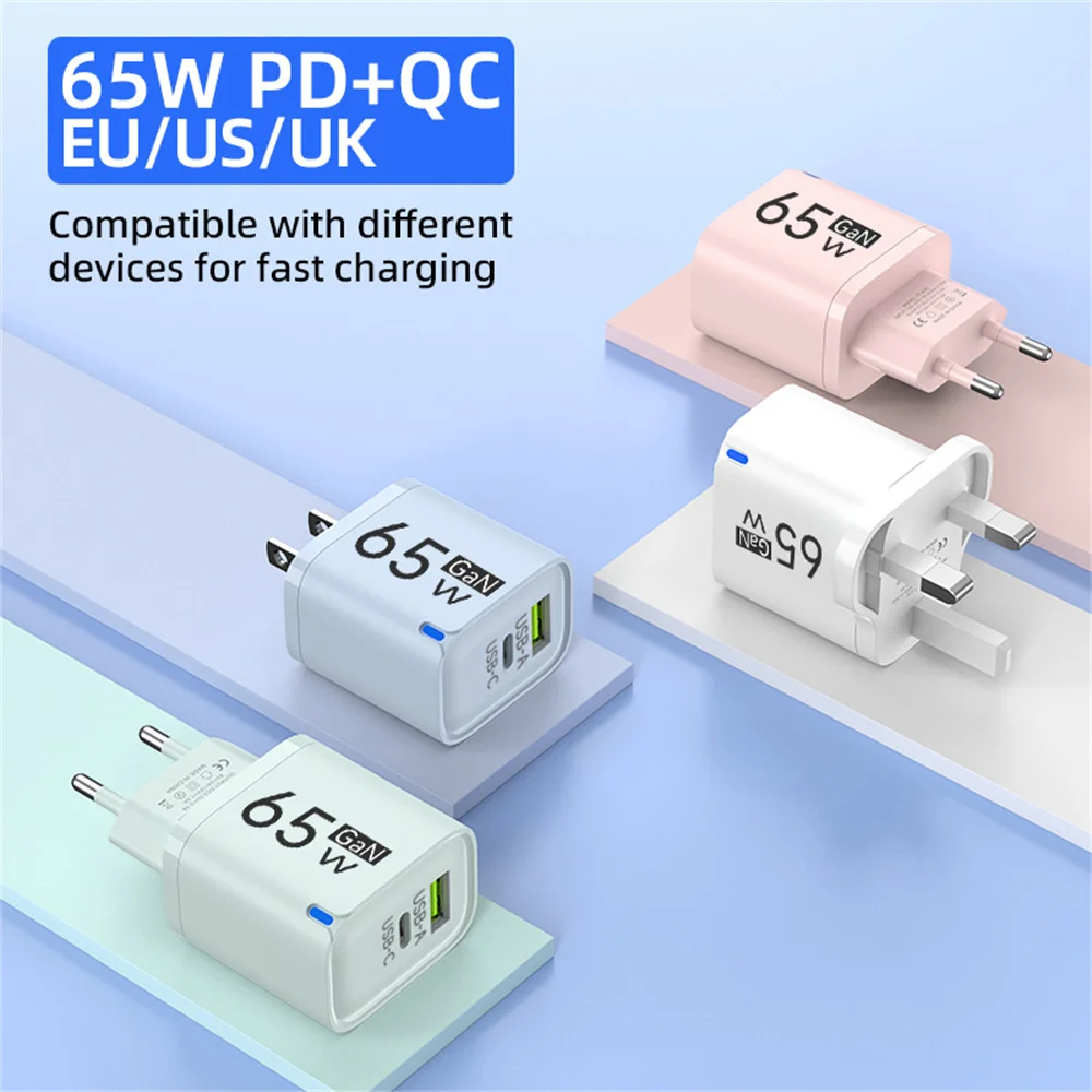 USB-C Schnellladegerät 65 W für iPhone, Samsung und Android – Bild 2