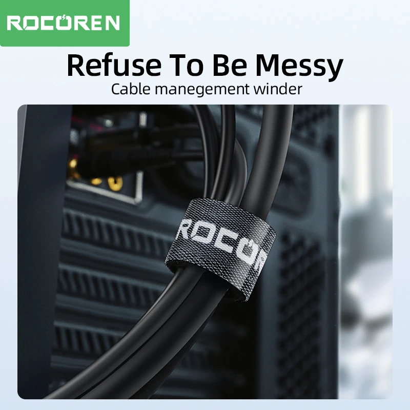 Rocoren Kabel-Organizer, Drahtwickler, USB-Kabelmanagement – Bild 2