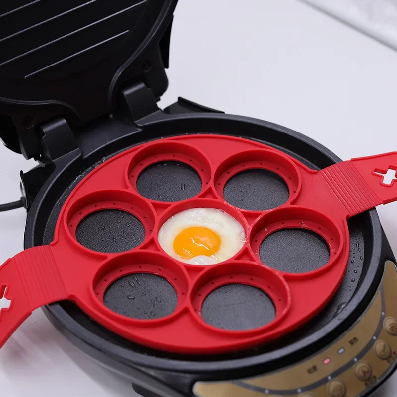 7-Loch Ei Pfannkuchen Ring Antihaft Pfannkuchen Soufflé – Bild 4