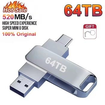 16TB USB 3.2 Flash-Laufwerk Hochgeschwindigkeits-Übertragung Metall-Pendrive Speicherkarte Wasserdichter