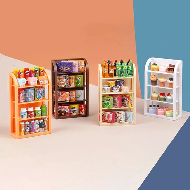 1:12 Puppenhaus Miniatur Supermarkt Regal Display Ständer – Bild 3