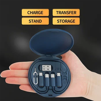 Multi-USB Typ C auf C 60 W Ladeadapterkabel-Kit USB C auf Beleuchtungskonvertierungsset USB A & Typ C